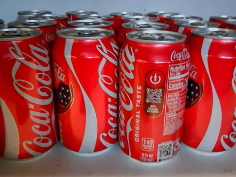 Coca-Cola cans