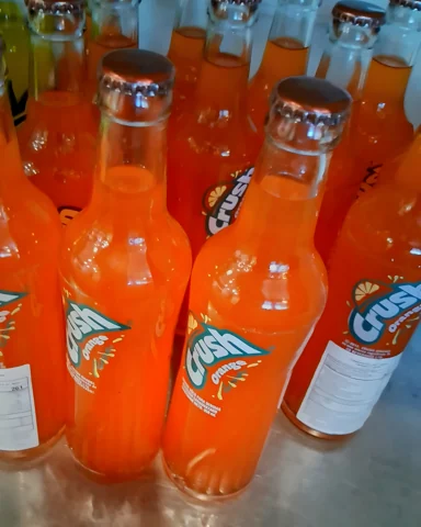 Orange bottles